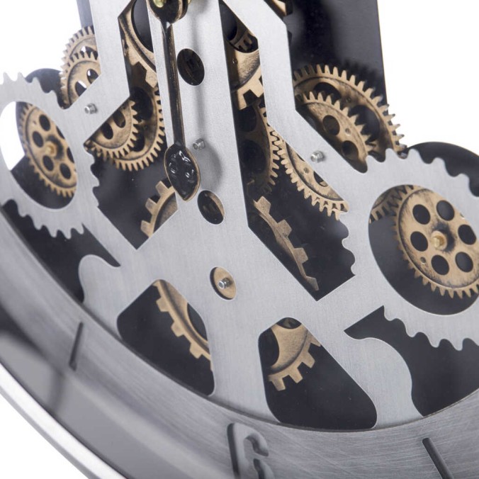 reloj pared metal / cristal  60x8x60 cm