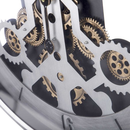 reloj pared metal / cristal  60x8x60 cm