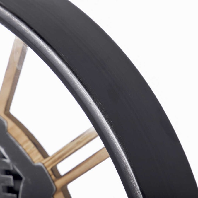 reloj pared metal / cristal  60x8x60 cm