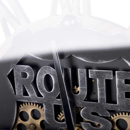 reloj pared metal / cristal  60x8x60 cm