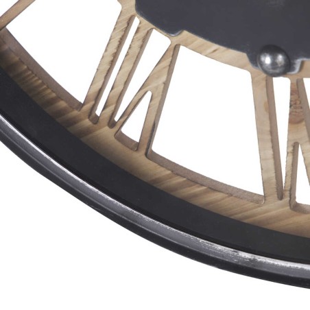 reloj pared metal / cristal  60x8x60 cm