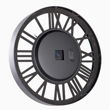 reloj pared metal / cristal 60x8x60 cm