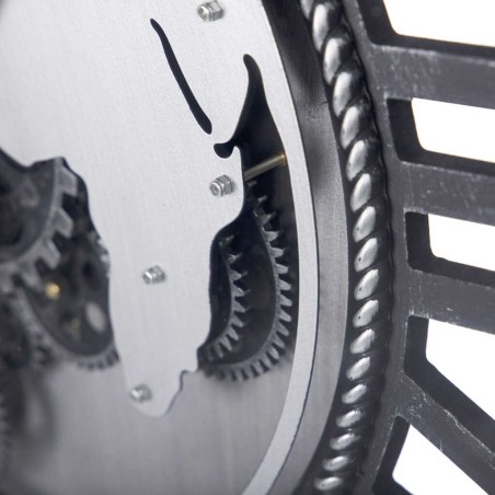 reloj pared metal / cristal 60x8x60 cm