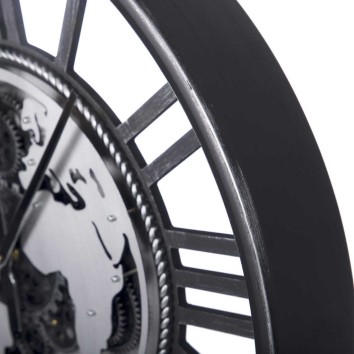 reloj pared metal / cristal 60x8x60 cm 2