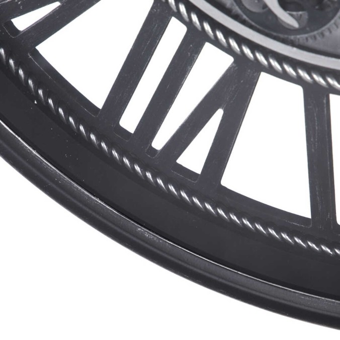 reloj pared metal / cristal 60x8x60 cm