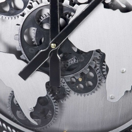 reloj pared metal / cristal 60x8x60 cm