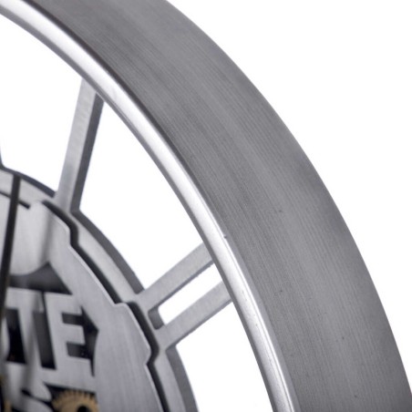 reloj pared metal / cristal 60x8x60 cm