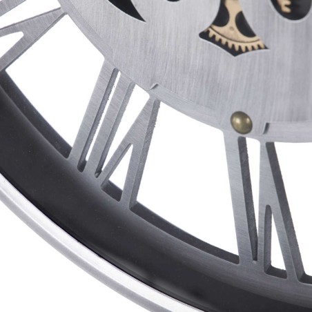 reloj pared metal / cristal 60x8x60 cm