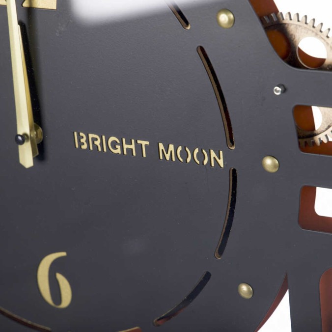 reloj pared metal / cristal 60x8x60 cm