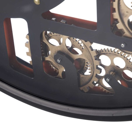 reloj pared metal / cristal 60x8x60 cm