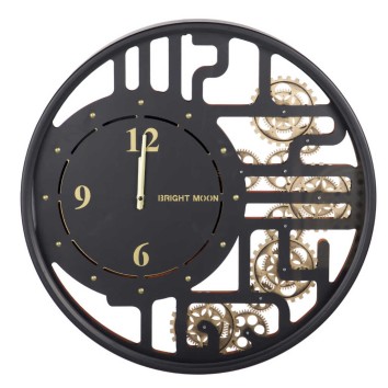 reloj pared metal / cristal 60x8x60 cm