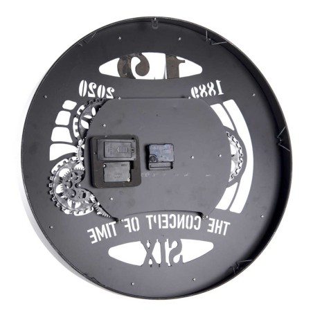 reloj pared metal / cristal 60x8x60 cm