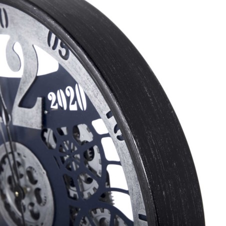 reloj pared metal / cristal 60x8x60 cm