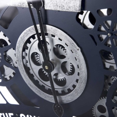 reloj pared metal / cristal 60x8x60 cm