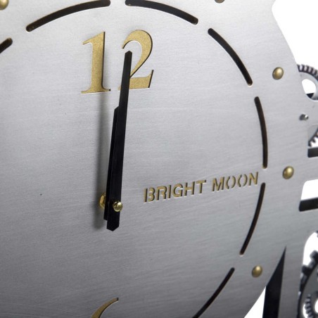 reloj pared metal / cristal 60x8x60 cm