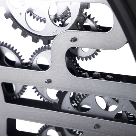 reloj pared metal / cristal 60x8x60 cm