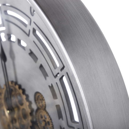 reloj pared metal / cristal 60x8x60 cm