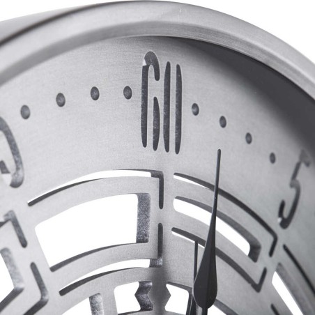 reloj pared metal / cristal 60x8x60 cm