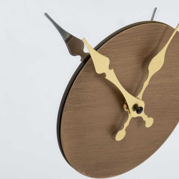 reloj pared metal / mdf 37x3,5x69 cm 2