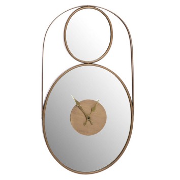 reloj pared metal / mdf 37x3,5x69 cm