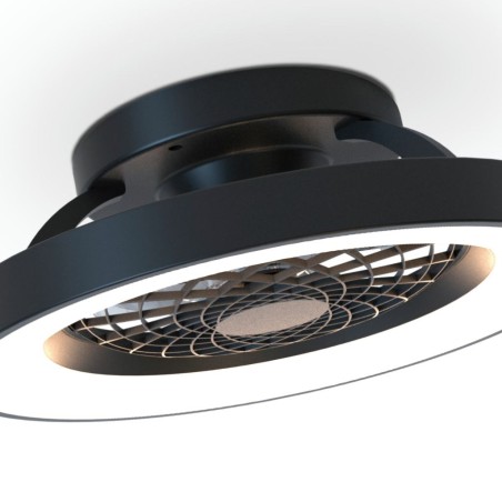 Ventilador de techo con luz LED Tibet black MINI