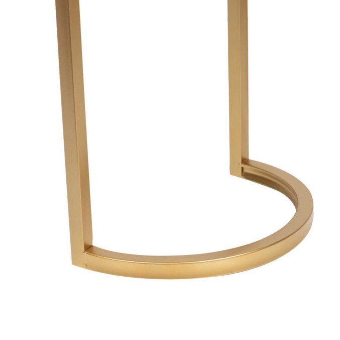 consola velvet-marmol gris-dorado 120x35x80 cm