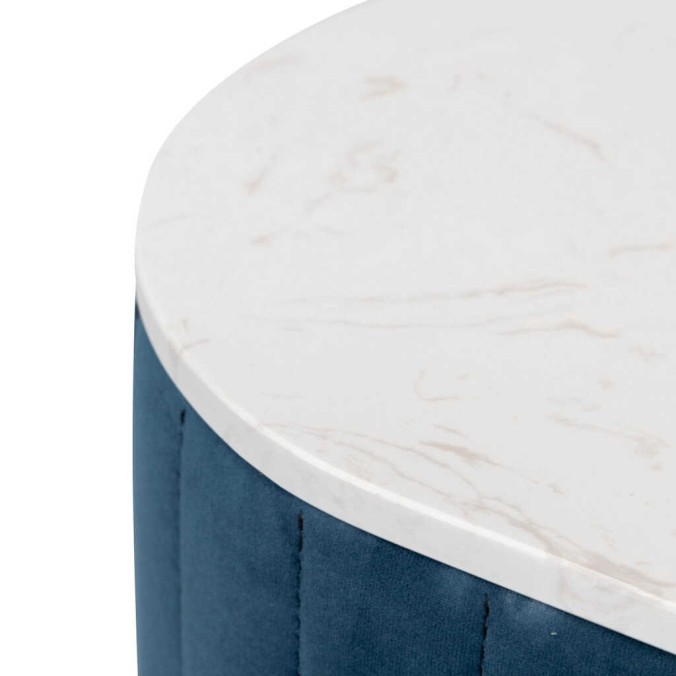 consola velvel-marmol azul-dorado 120x35x80 cm