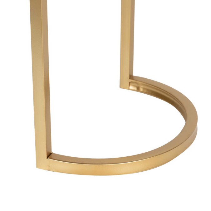 consola velvet-marmol melocoton-dorado 120x35x80cm