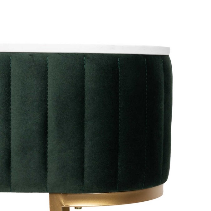 consola velvet-marmol verde-dorado 120x35x80 cm