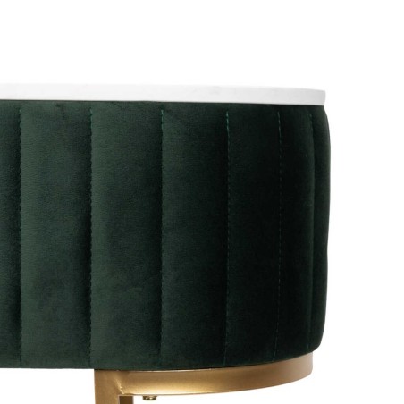 consola velvet-marmol verde-dorado 120x35x80 cm
