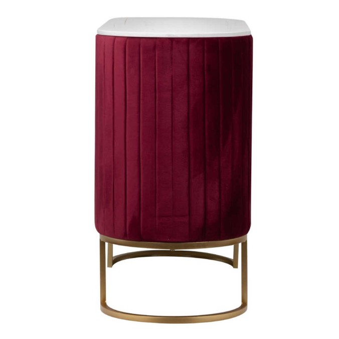 aparador velvet-marmol granate-dorado 120x48x85 cm aparador velvet-marmol granate-dorado 120x48x85 cm