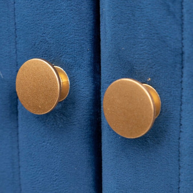 aparador velvet-marmol azul-dorado 120x48x85 cm