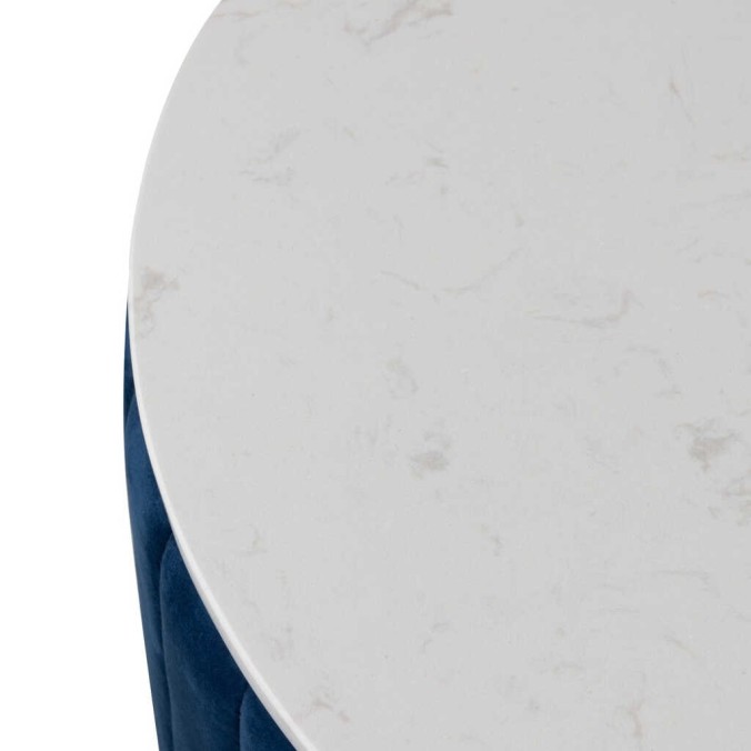 aparador velvet-marmol azul-dorado 120x48x85 cm