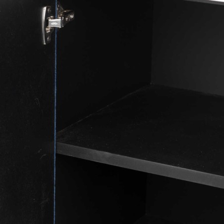 aparador velvet-marmol azul-dorado 120x48x85 cm