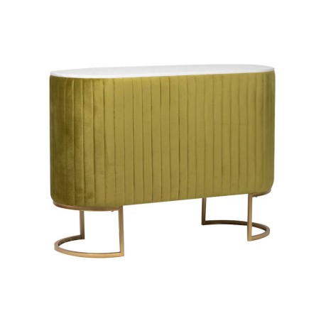 aparador velvet-marmol verde-dorado 120x48x85 cm