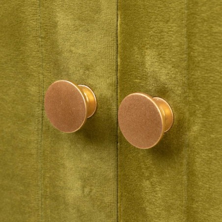 aparador velvet-marmol verde-dorado 120x48x85 cm