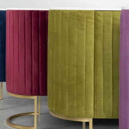 aparador velvet-marmol verde-dorado 120x48x85 cm