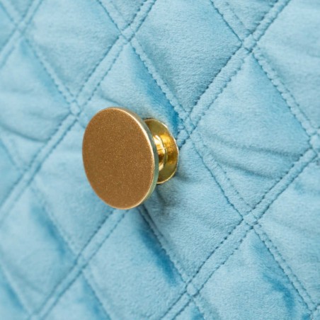 mesita velvet-cristal turquesa-dorado 60x35x75 cm