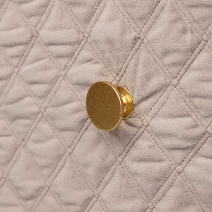 mesita velvet-cristal topo-dorado 60x35x75 cm