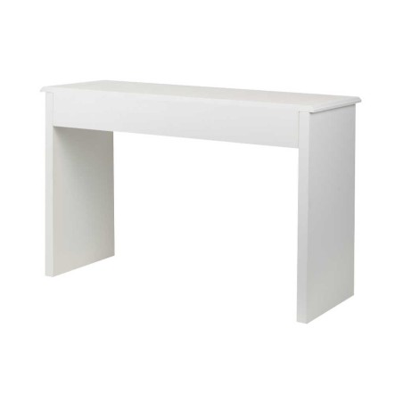 escritorio madera tallada blanco-plata 120x45x80cm