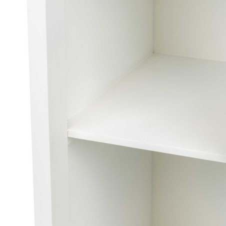 sinfonier madera tallada blanco-plata 50x30x75 cm