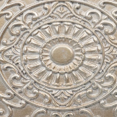 sinfonier madera tallada blanco-plata 50x30x75 cm