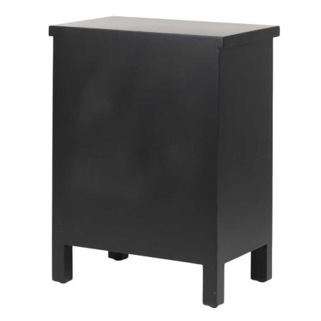 mesita madera negro-dorado 48x30x64 cm