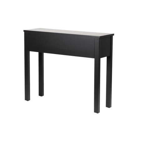 consola madera negro-dorado 95x30x78 cm