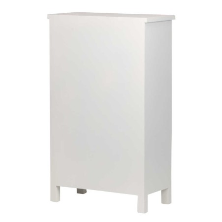 cabinet madera tallada blanco-beige 60x30x100 cm
