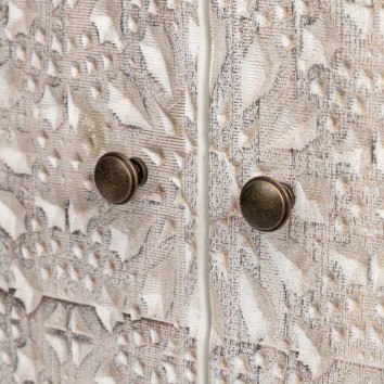 aparador madera tallada blanco-beige 120x40x80 cm 2