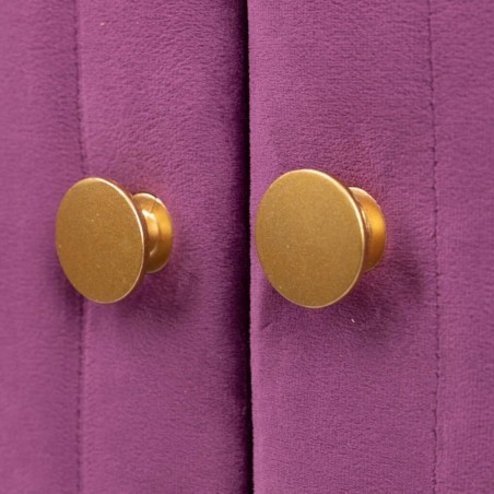 aparador velvet-marmol morado-dorado 120x48x85 cm