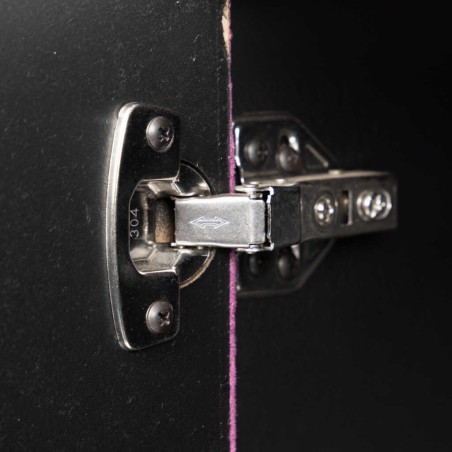 aparador velvet-marmol morado-dorado 120x48x85 cm