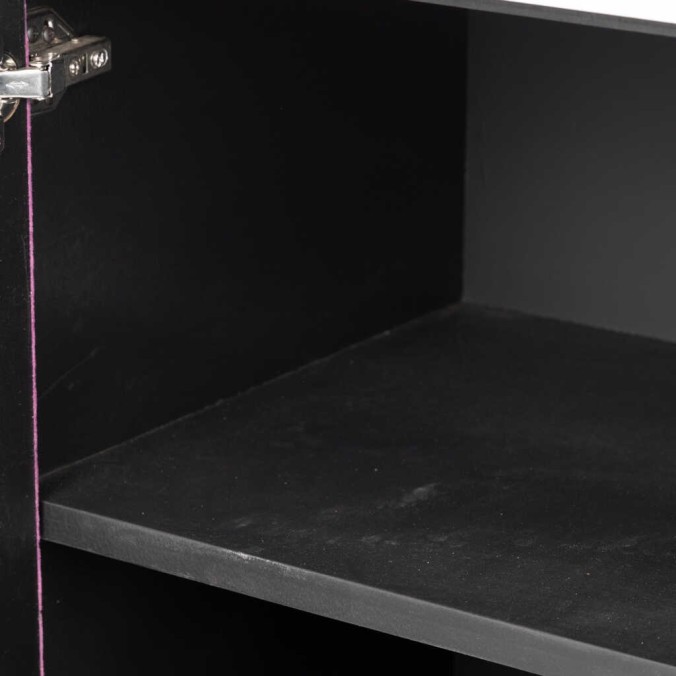 aparador velvet-marmol morado-dorado 120x48x85 cm