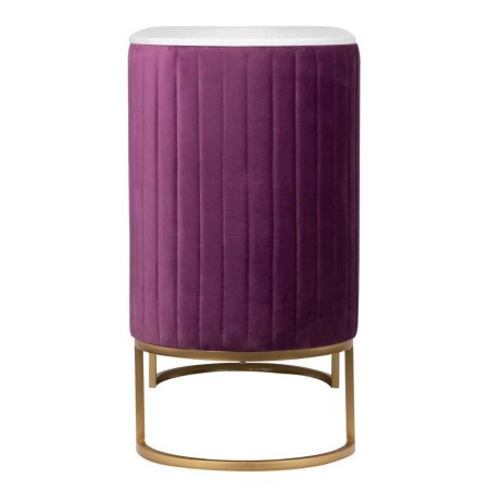 aparador velvet-marmol morado-dorado 120x48x85 cm